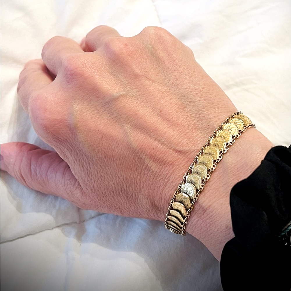 Vintage gold bracelet 14k